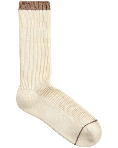 Varley Kerry Ribbed Jersey Socks - White