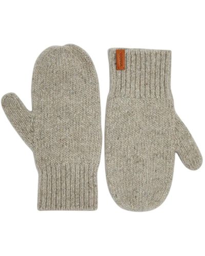 Vince Donegal Cashmere Mittens - Gray