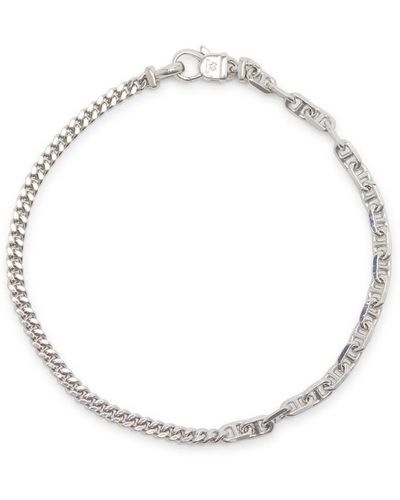 Tom Wood Rue Sterling Chain Bracelet - White