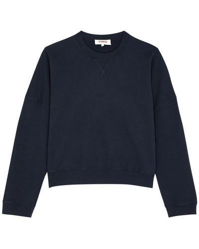 YMC Almost Grown Cotton Sweatshirt - Blue