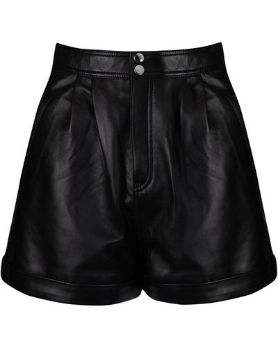 Muubaa Arabella High Waisted Shorts - Black