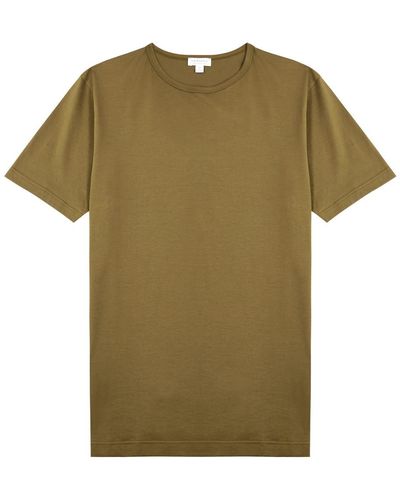 Sunspel Cotton T-shirt - Green