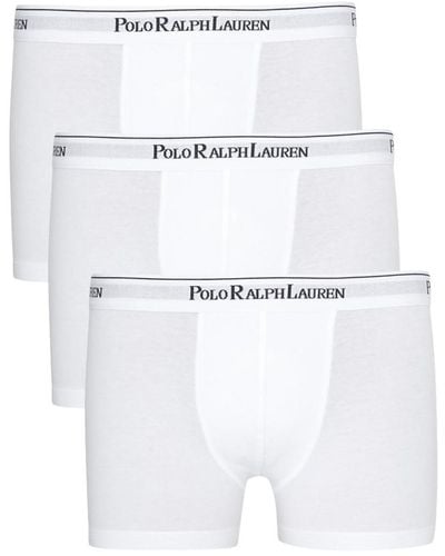 Polo Ralph Lauren Stretch Cotton Boxer Briefs - White