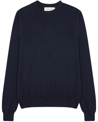 Extreme Cashmere N°233 Class Cashmere-blend Sweater - Blue