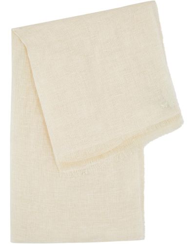 Weekend by Maxmara Anson Fringed Linen Scarf - Natural
