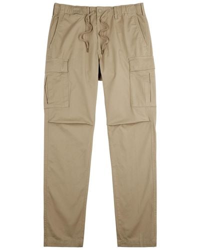 Polo Ralph Lauren Stretch-cotton Cargo Trousers - Natural