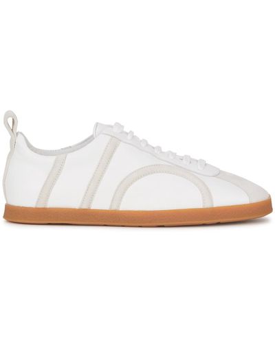 Totême Toteme Panelled Leather Trainers - White