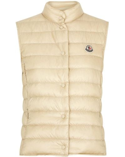 Moncler Liane Quilted Shell Gilet - Natural