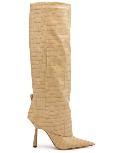Gia Borghini Rosie 31 100 Leather Knee-high Boots - Natural