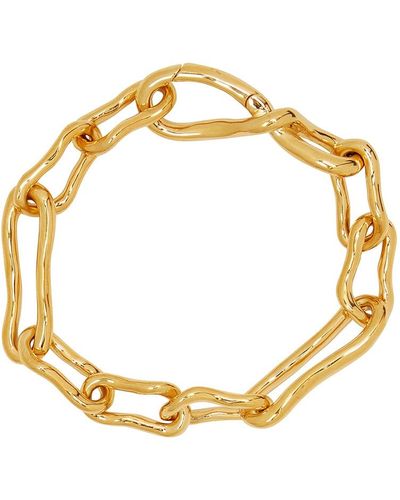 Missoma Molten 18kt -plated Chain Bracelet - Metallic