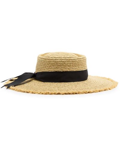 Lack of Color The Ventura Straw Boater Hat - Natural