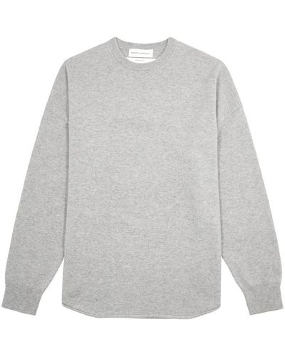 Extreme Cashmere N°53 Crew Hop Cashmere-blend Sweater - White
