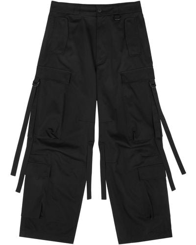 Givenchy Military Cotton Cargo Trousers - Grey