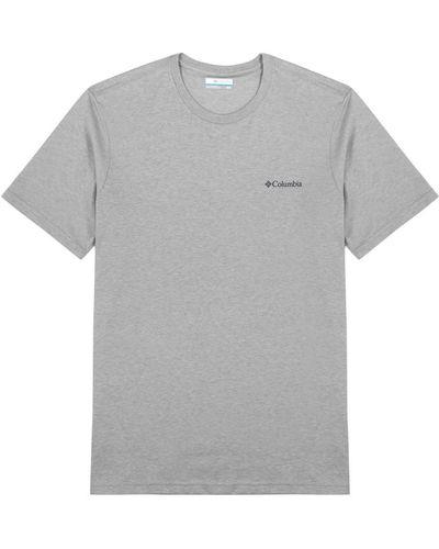 Columbia Rockaway River Cotton-blend T-shirt - Gray