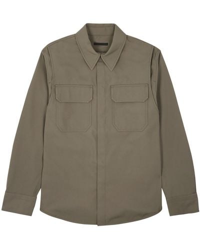 Helmut Lang Military Twill Shirt - Green