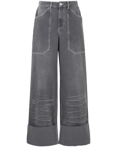 CANNARI CONCEPT Wide-Leg Jeans - Gray