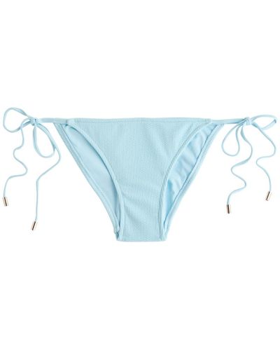 Melissa Odabash Melbourne Ribbed Bikini Briefs - Blue
