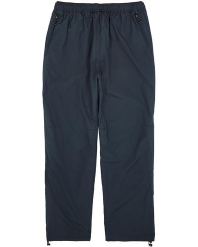 Soulland Marcus Navy Shell Sweatpants - Blue