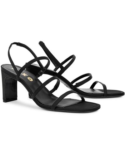 RIXO London Ciervo 70 Crepe Sandals - Black