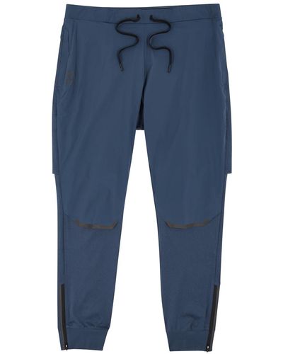 On Shoes Weather Stretch-Jersey Joggers - Blue