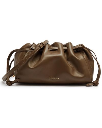 Mansur Gavriel Circle Leather Crossbody Bag found on Polyvore featuring  bags, handbags, shou…