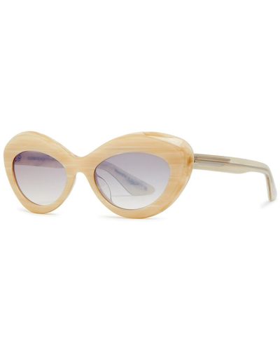 Oliver Peoples X Khaite Cat-eye Sunglasses - Natural