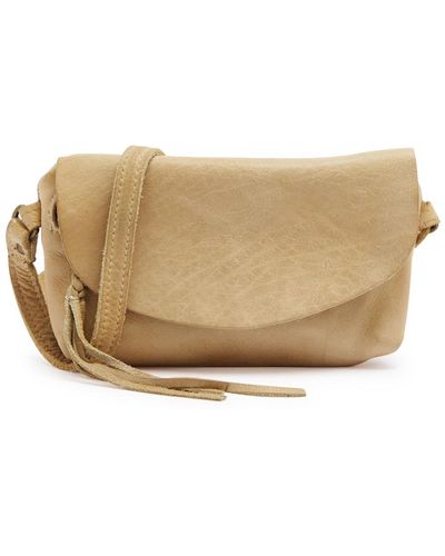 Free People Rider Leather Cross-body Bag - Natural