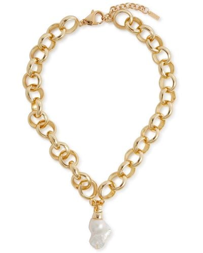 Eliou Laila -plated Chain Necklace - Metallic