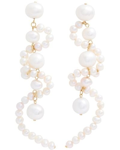 Completedworks The Mist Drop Earrings - White