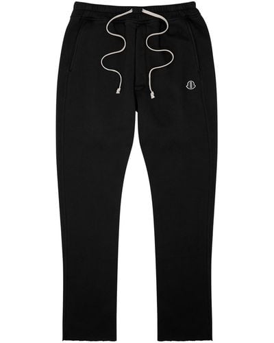 Rick Owens X Moncler Berlin Cotton Sweatpants - Black