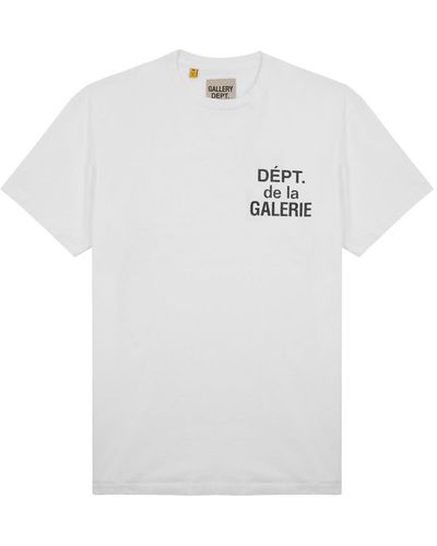 GALLERY DEPT. Logo-print Cotton T-shirt - White