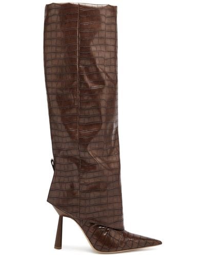 Gia Borghini Rosie 31 100 Leather Knee-high Boots - Brown