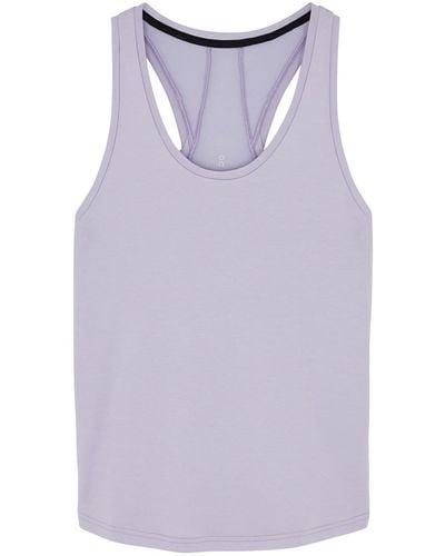 On Shoes Focus Stretch-Jersey Tank - Purple