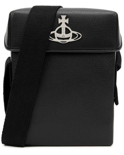 Vivienne Westwood Leather Cross-Body Bag - Black