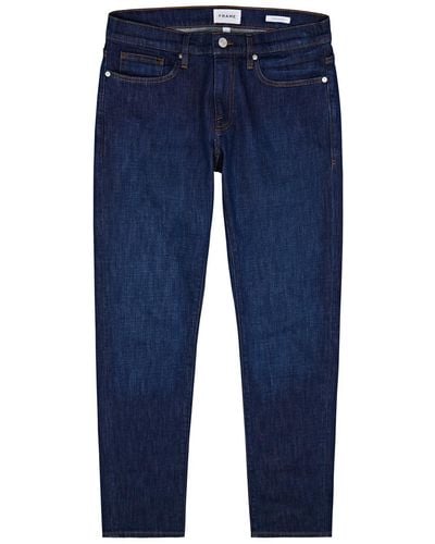 FRAME L'homme Slim-leg Jeans - Blue