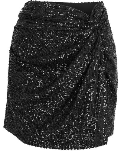 In the mood for love Islay Sequin Mini Skirt - Black