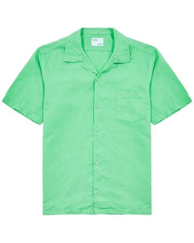 COLORFUL STANDARD Cotton-Blend Shirt - Green