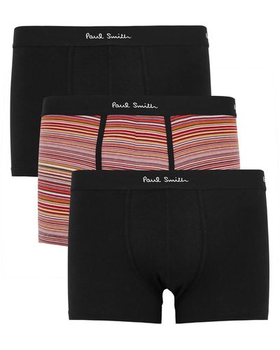 Paul Smith Stretch-cotton Boxer Briefs - Black