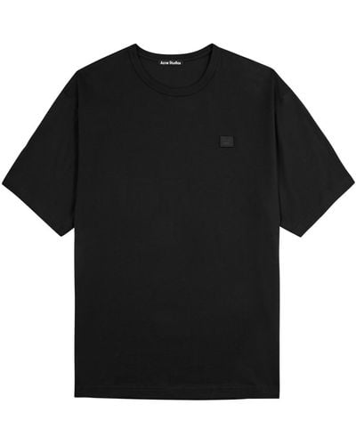 Acne Studios Exford Cotton T-shirt - Black