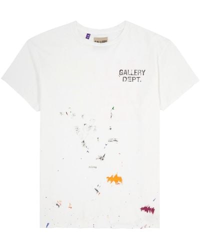 GALLERY DEPT. Boardwalk Logo-Print Cotton T-Shirt - White