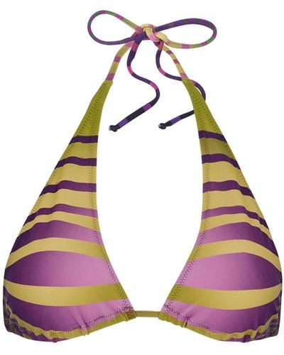 Jean Paul Gaultier Body Morph Triangle Bikini Top, Bikini Top, - Pink