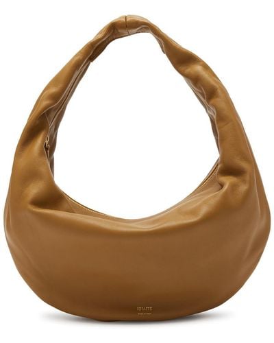 Khaite Olivia Medium Leather Top Handle Bag - Brown