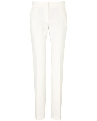 Nue Studio Slim-leg Twill Trousers - White