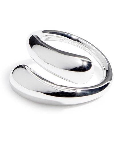 LIE STUDIO The Victoria Sterling Ring - Metallic