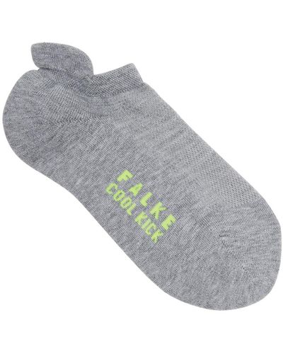 FALKE Cool Kick Jersey Trainer Socks - Grey