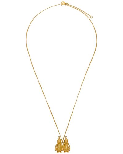 Completedworks Gemini Zodiac Balloon 14kt -plated Necklace - Metallic