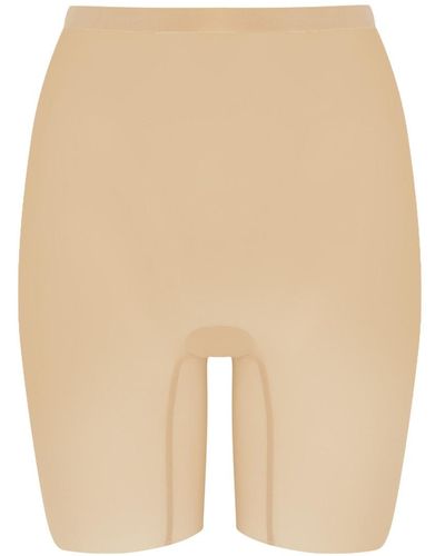 Wolford Control Sheer Tulle Shorts - Natural