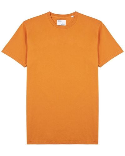 COLORFUL STANDARD Cotton T-Shirt - Orange