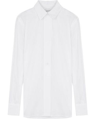 16Arlington Teverdi Cotton-poplin Shirt - White