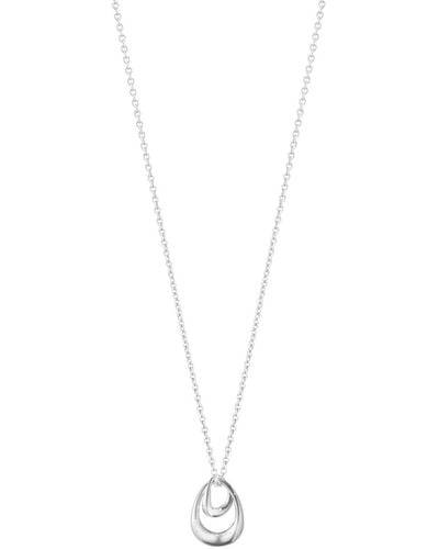 Georg Jensen Offspring Necklace With Pendant Small - Metallic